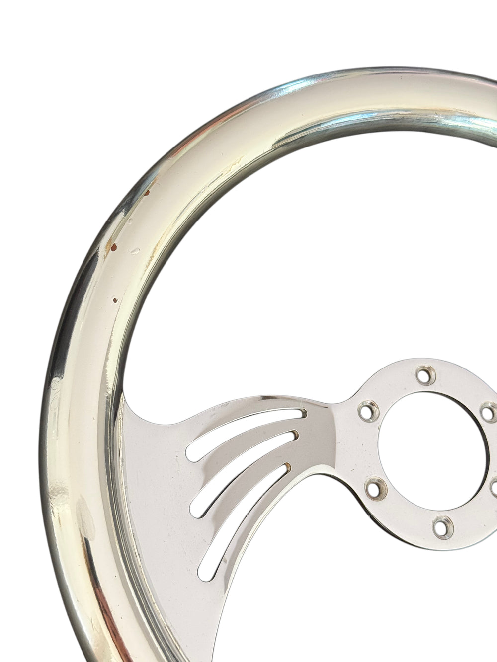 Junis 350mm Chrome Steering wheel
