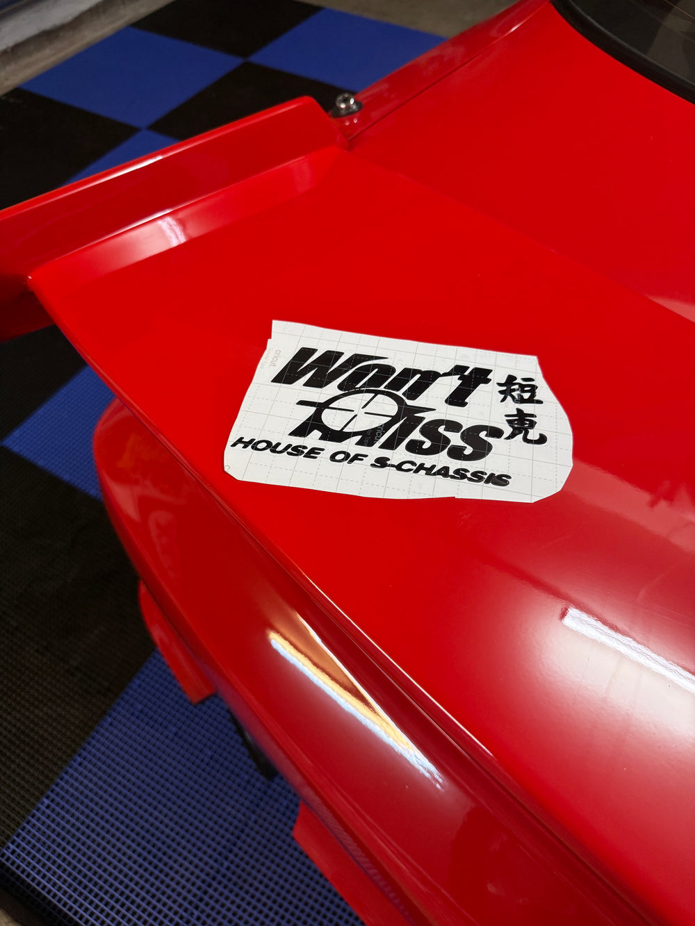 Won’t Miss House of S-Chassis Decal