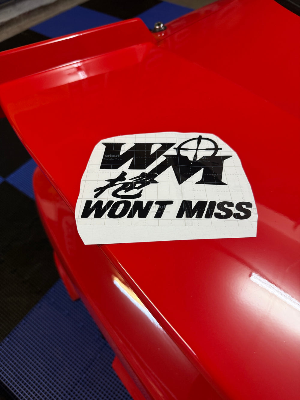 Won’t Miss Kanji Decal