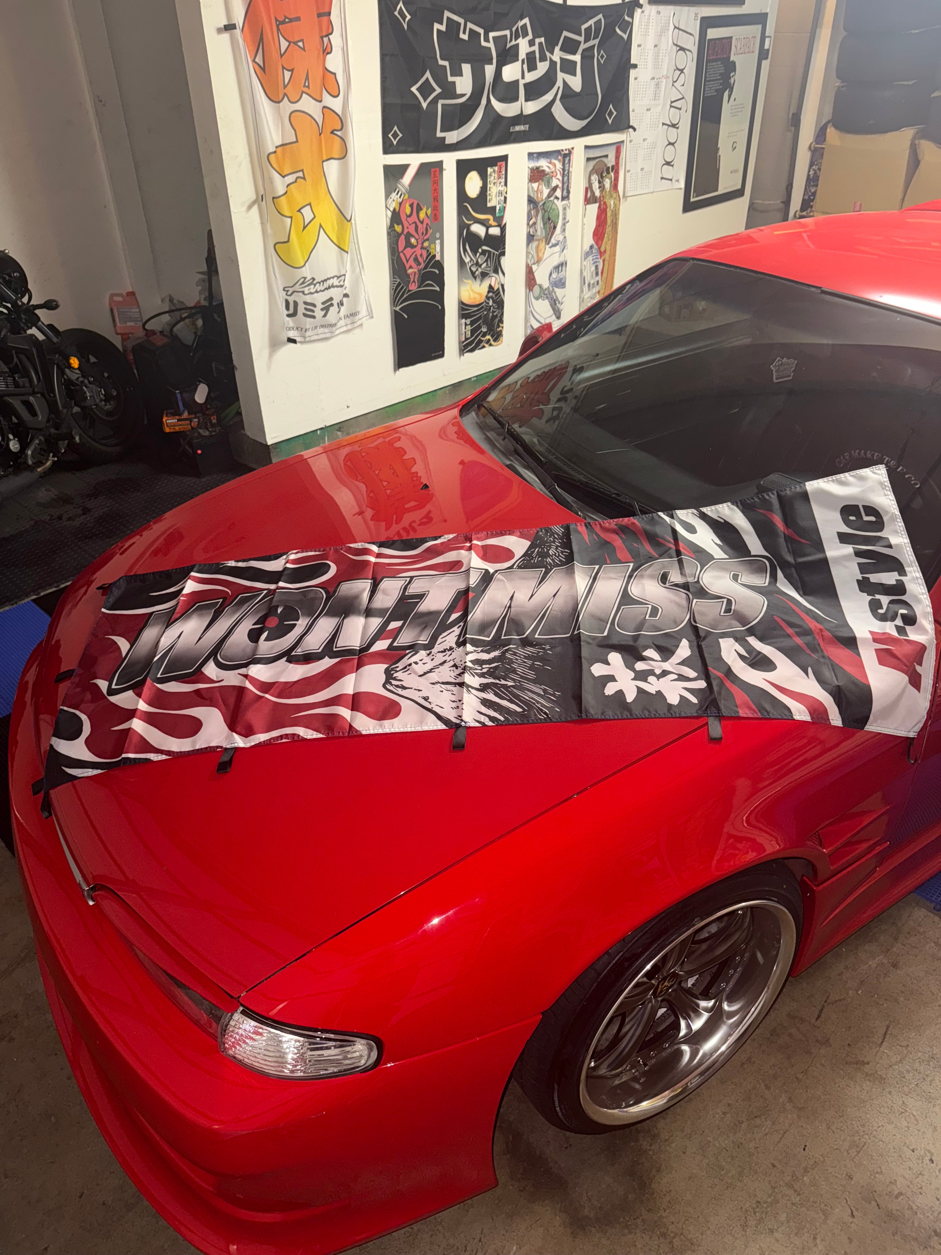 Won’t Miss Garage Nobori Flags