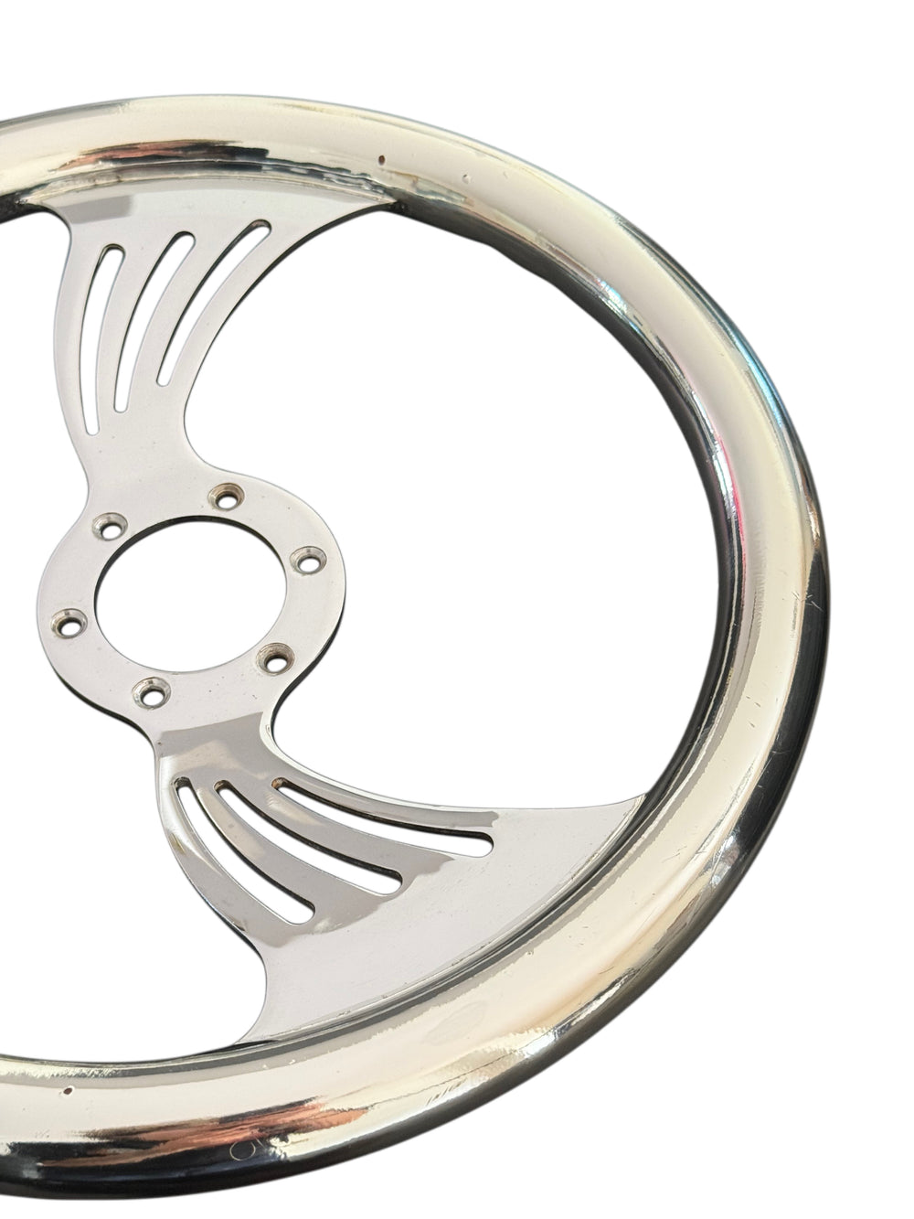 Junis 350mm Chrome Steering wheel