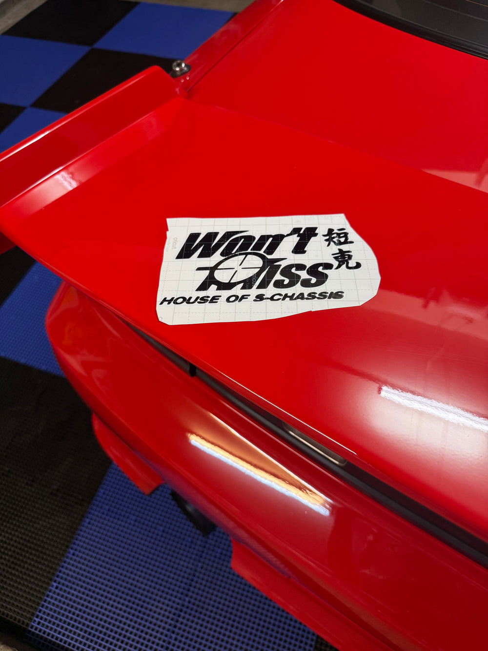 Won’t Miss House of S-Chassis Decal