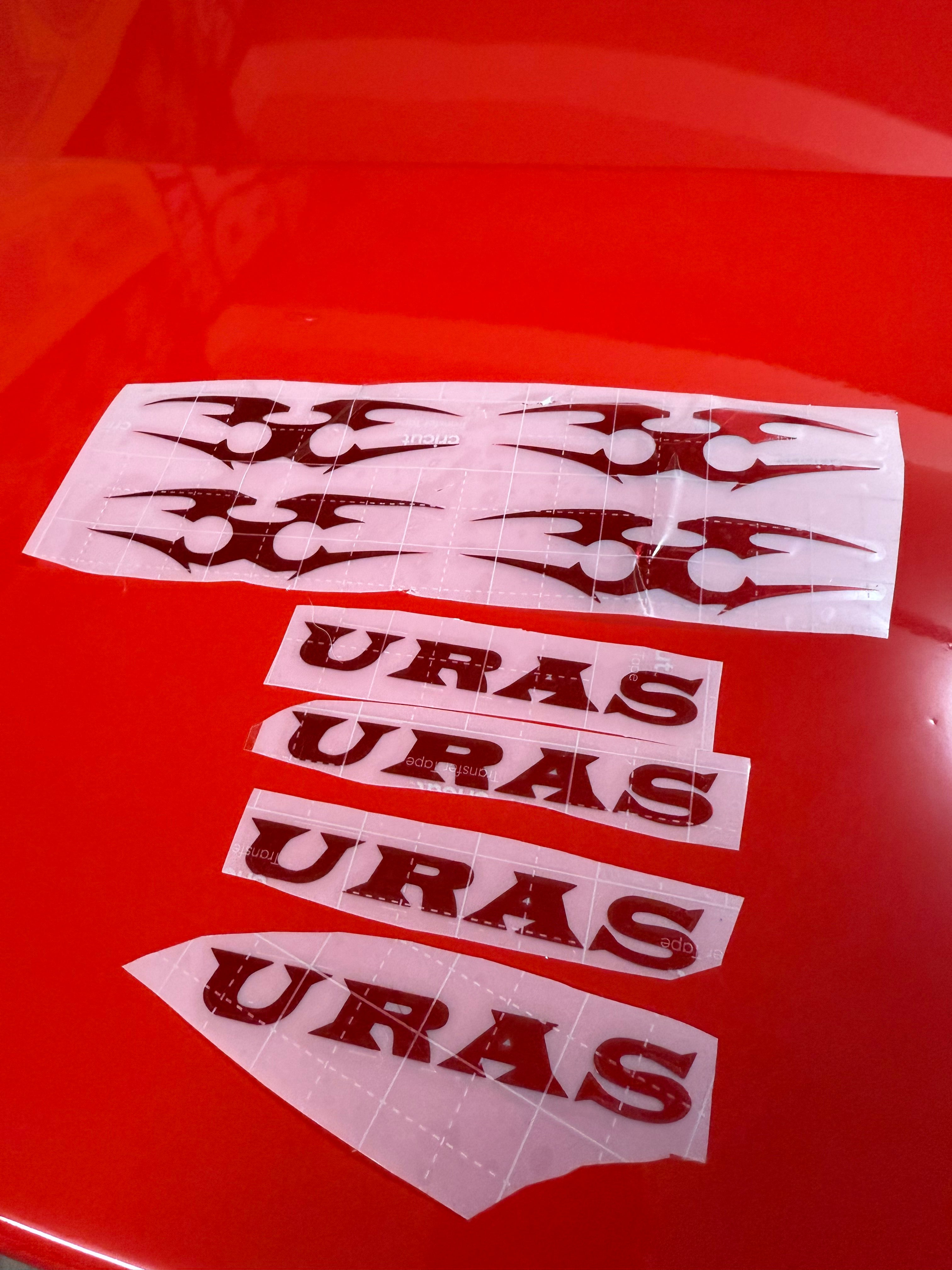 URAS Sticker Pack Decal set
