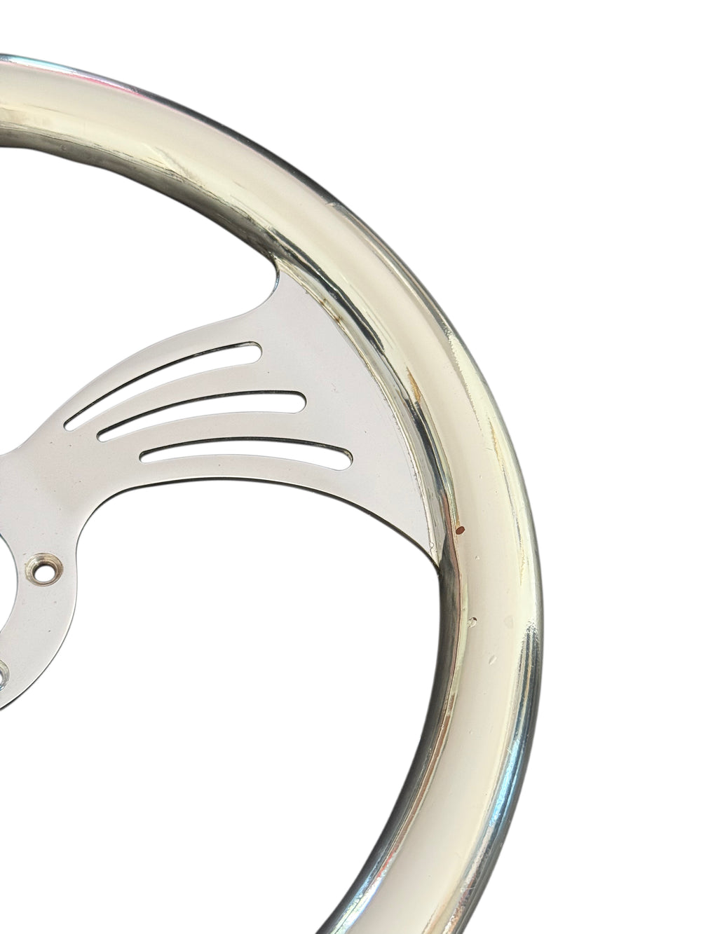 Junis 350mm Chrome Steering wheel
