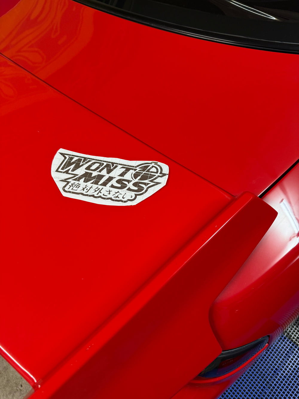 Neva’ Miss Kanji Decal