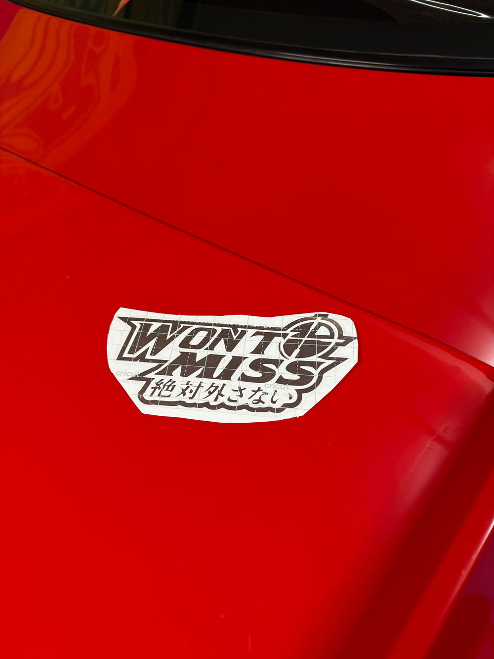 Neva’ Miss Kanji Decal