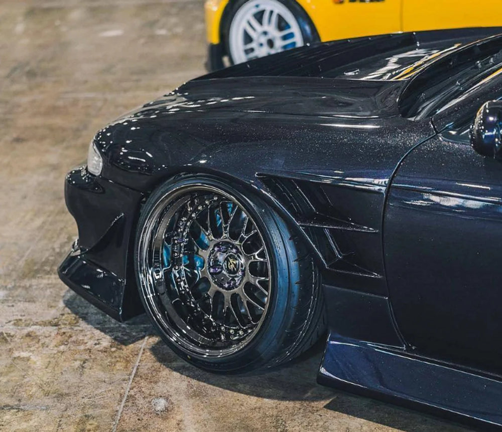 BN SPORTS FRONT FENDERS 30MM FOR NISSAN S14 ZENKI