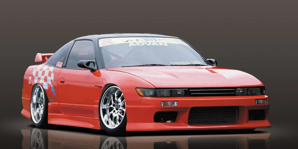 M-SPORTS HOOD FOR NISSAN SILVIA S13 (FRP OR CARBON)