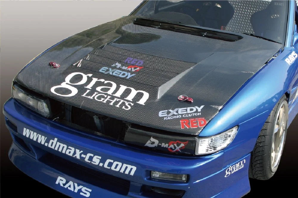 DMAX D1SPEC HOOD FOR NISSAN S13