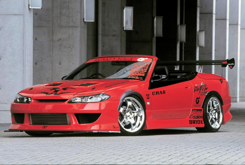 Uras Type 4 Nissan Silvia S15 Body Kit (Full aero kit, F/SS/R)
